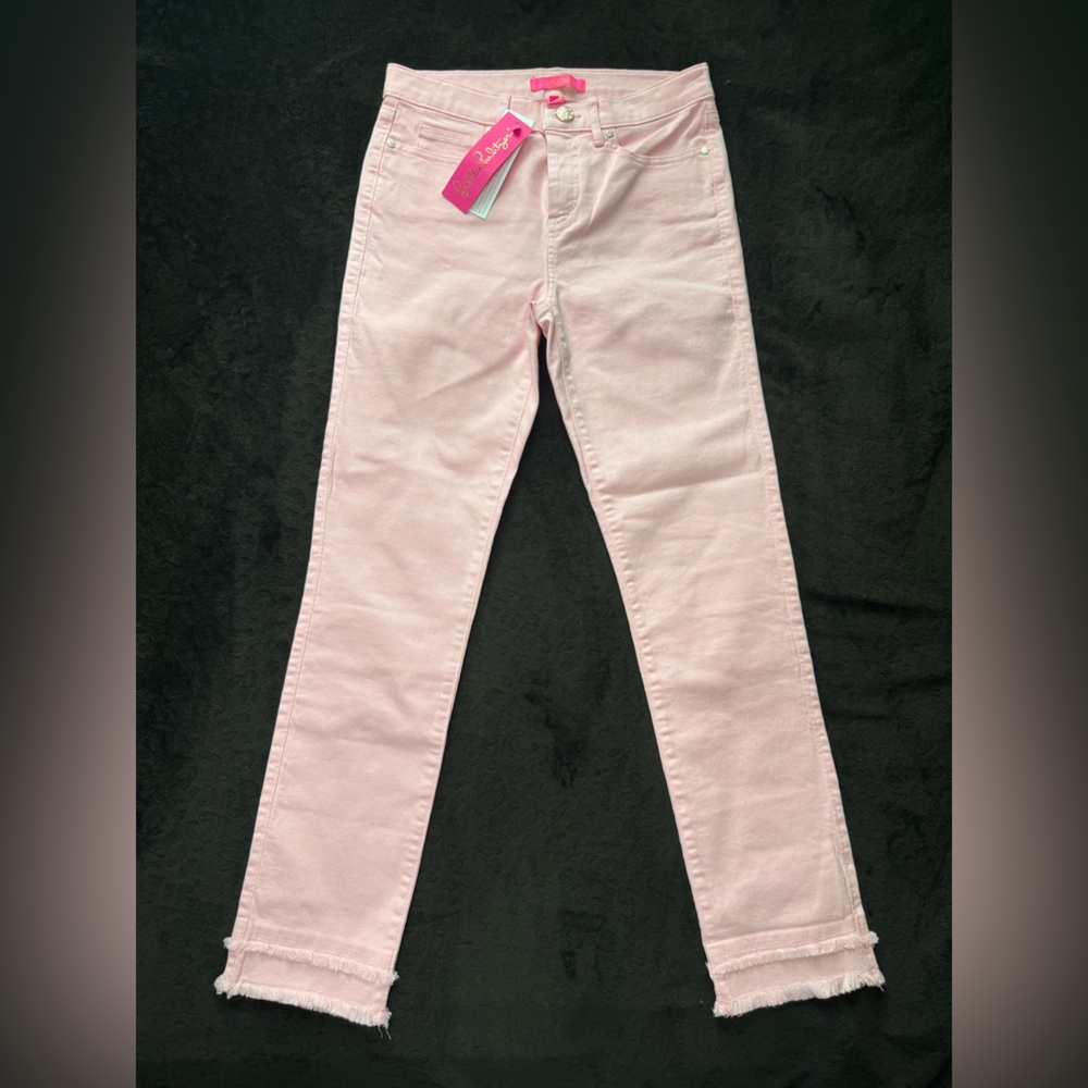 Lilly Pulitzer Light Pink straight leg jeans